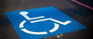 Emplacement pour personne handicapée