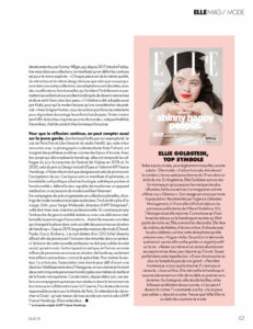 Interview de Katia Dayan dans le magazine ELLE